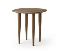 Brdr. Krüger Table d'appoint Jari Ø 45 cm Chêne huilé fumé