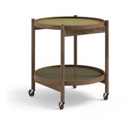 Brdr. Krüger Table roulante Bølling Tray Table model 50 leaf. structure en chêne huilé fumé