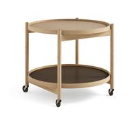 Brdr. Krüger Table roulante Bølling Tray Table model 60 Earth. structure en chêne huilé