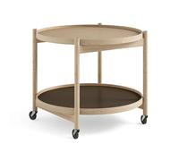Brdr. Krüger Table roulante Bølling Tray Table model 60 earth. structure en chêne non traité