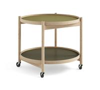 Brdr. Krüger Table roulante Bølling Tray Table model 60 leaf. structure en chêne non traité