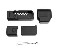 BRDRC Ensemble de housses pour appareil photo compatible avec Pocket 4, étui de rangement en silicone pour objectif d'appareil photo portable