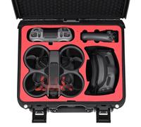 BRDRC Étui rigide pour DJI Avata 2 (IP-67), sac de rangement étanche pour Avata 2 Fly More Combo pour DJI Goggles 3/RC Motion 3/FPV RC 3 Batterie Hub Accessoires Drone