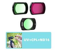 Brdrc-Kit De Filtre D'objectif Uv Nd Pour Dji Osmo Pocket 3,Accessoires Cpl Réglables,Déterminer La Caméra À Cardan Volontairement,8 Volontairement,16 Livres - Type Uv Cpl Nd16-Generique