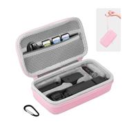 BRDRC Osmo Pocket 3 - Sac de transport portable - Sac de rangement rigide pour DJI Osmo Pocket 3 Creator Combo - Accessoires d'appareil photo avec poignet et mousqueton (rose), rose, pour dji osmo