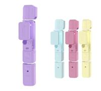 BRDRC Pocket 3 Coque de protection en silicone pour objectif de DJI Osmo Pocket 3 Creator Combo Accessoires Violet