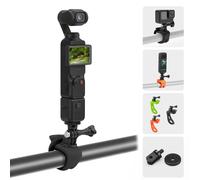 BRDRC Pocket 3 - Support de guidon de moto et de voiture - Pour GoPro Max Mini Hero 12 11 10, Osmo Pocket 3 2, pour caméra d'action Insta360 X3 Ace Pro Go 3