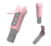 BRDRC Pocket 4 Housse de protection pour DJI Osmo Pocket 3/4, avec 4 fentes de rangement magnétiques CPL/ND et dragonne amovible pour accessoires Osmo Pocket 3/4 (rose)