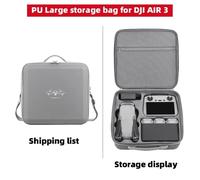 Brdrc-Sac De Rangement Pour Dji Air 3,Étui Rigide En Pu,Boîte De Transport Portable Pour Dji Rc 2,Accessoire De Télécommande - Type Pu Large Case-Generique