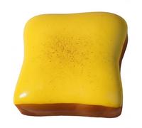 Bread Butter Squish - Jouet à Presser Ultra Doux et à montée Lente pour soulager Le Stress, Jouets sensoriels pour Adultes et Enfants, Balle Anti-Stress réaliste au Beurre grillé.