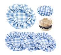 Bread Fermentation Jar Lids Sourdough Cover, Cover 4 Pieces Reusable Breathable Lid Starter Baking Accessory Kitchen Tool | Ideal for Bakers Beginners Professionals Home Bakery Coffee Shop Restaurant