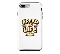 Bread is Life Funny Sourdough Bread Baking Pun Baker Coque pour iPhone 7 Plus/8 Plus