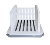 Bread Slicer, Slicing Guide, 13.39x8.27x9.45in Adjustable Tool, Foldable Design, Portable Baking for Crusty Loaf, Shop Use, Storage Needs, Home Kitchen, Cake Making, Restaurant Service