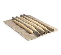 Bread Story Couche de boulanger professionnelle de qualité supérieure (toile) 88,9 x 66 cm - Tissu en lin naturel très résistant pour la cuisson de pains à baguette française, pain artisanal