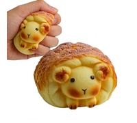 Bread Stress Toy - Squeeze Fidget, 1 Soft Simulation Food for Hand Relaxation, Squishy Dough Item with Realistic Texture, Sensory Object, Kneadable Loaf for Tension, , Focus and Calming