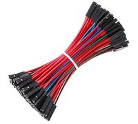 Breadboard Jumper Wires 20AWG, Bestlus Exclusives Jumper Cables Wires Premium 10CM F/F, 10 Colors, Pack of 120, Square Head 0.1'' for Arduino Raspberry Pi (10CM, Female-Female)