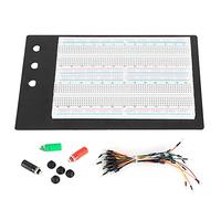 Breadboard sans Soudure 1660 Points, kit de breadboard sans Soudure avec 65 Fils de Pont et 3 bornes de Liaison pour Le prototypage de Circuits, Composants électroniques