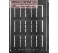 Break Apart Bar Chocolate candy mold With Molding Instruction by MOLDS AND THINGS