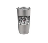 BREAK CHEVILLES PAS DE PROMESSES DANS LE BASKET-BALL NOIR ET Gobelet isotherme en acier inoxydable double paroi