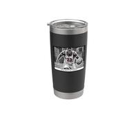 BREAK CHEVILLES PAS DE PROMESSES DANS LE BASKET-BALL NOIR ET Gobelet isotherme en acier inoxydable double paroi