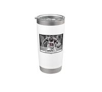 BREAK CHEVILLES PAS DE PROMESSES DANS LE BASKET-BALL NOIR ET Gobelet isotherme en acier inoxydable double paroi