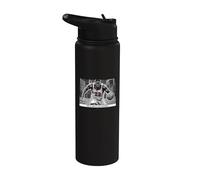 BREAK CHEVILLES PAS DE PROMESSES DANS LE BASKET-BALL NOIR ET Stainless Steel Insulated Water Bottle