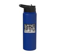BREAK CHEVILLES PAS DE PROMESSES DANS LE BASKET-BALL NOIR ET Stainless Steel Insulated Water Bottle