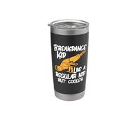 Break Dance Kid Funny Street Dance Hip Hop Cours de breakdance Gobelet isotherme en acier inoxydable double paroi