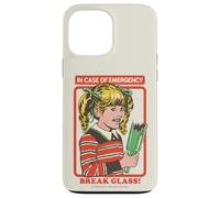 Break Glass Sarcastic Retro Vintage Funny Adult Humor Coque pour iPhone 13 Pro Max