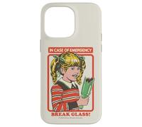 Break Glass Sarcastic Retro Vintage Funny Adult Humor Coque pour iPhone 14 Pro Max