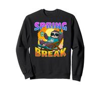 Break Spring Sloth Baby Beach Vacation Sunset Perezoso Sweatshirt