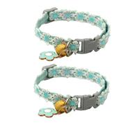 Breakaway Cat Collar, Adjustable Puppy Strap, Buckle with Bell, Soft Linen Material, Sturdy and Portable Lightweight Design, Perfect for Outdoor Walking, Traveling, Training