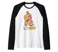 Breakdance B-Boy B-Girl Père Noël Pain d'épice Danse de Rue Noël Manche Raglan