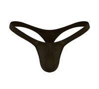 BreakEgg Hommes Sexy G-String String sous-Vêtements Doux Confortable Mens T Retour Mémoires (Café,Taille Unique)