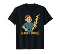 Breaker of Darkness Funny Electrician Jobsite Humor T-Shirt
