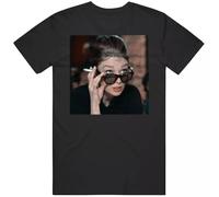 Breakfast at Tiffany's Audrey Hepburn Burlesque Scene T Shirt Black 3XL