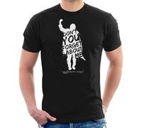 Breakfast Club Dont You Forget About Me Text Men's T-Shirt Manches Courtes(3X-Large)
