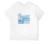 Breakfast Club Faded 1985 Mens T Shirt 80S Movie Nostlagia Tee Ringwald White XL