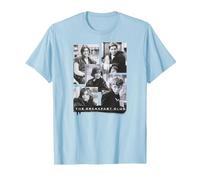 Breakfast Club Five Members Photos T-Shirt, Homme, Bleu Céleste, XXL
