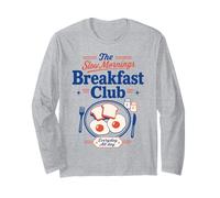 Breakfast Club Slow Mornings pour Les Amateurs de Brunch et de Pain grillé aux œufs Manche Longue