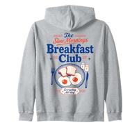 Breakfast Club Slow Mornings pour Les Amateurs de Brunch et de Pain grillé aux œufs Sweat à Capuche