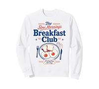 Breakfast Club Slow Mornings pour Les Amateurs de Brunch et de Pain grillé aux œufs Sweatshirt