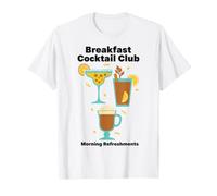 Breakfast Cocktail Club Brunch Café Bacon Crêpes T-Shirt