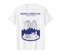 Breakfast Cocktail Club Matin Libations Brunch Café T-Shirt