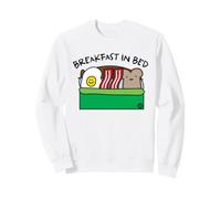 Breakfast in Bed Funny Food Sweatshirt