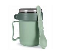 Breakfast Mug Of Oats with Spoon And Insulating Lid