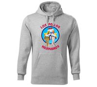 Breaking Bad Los Pollos Hermanos Albuquerque Funny Retro Sweat A Capucha Gris Unisex Size XL