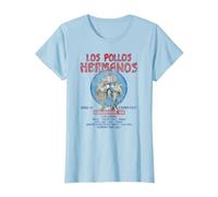 Breaking Bad Los Pollos Hermanos Albuquerque Retro Ad TV T-Shirt, Femme, Bleu Céleste, S