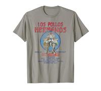 Breaking Bad Los Pollos Hermanos Albuquerque Retro Ad TV T-Shirt, Homme, Ardoise, L