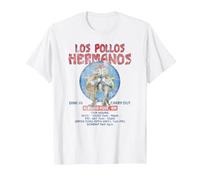 Breaking Bad Los Pollos Hermanos Albuquerque Retro Ad TV T-Shirt, Homme, Blanc, L
